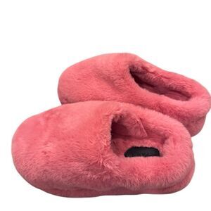 Apparis Misha Platform Mule Slippers in pink  7 NEW